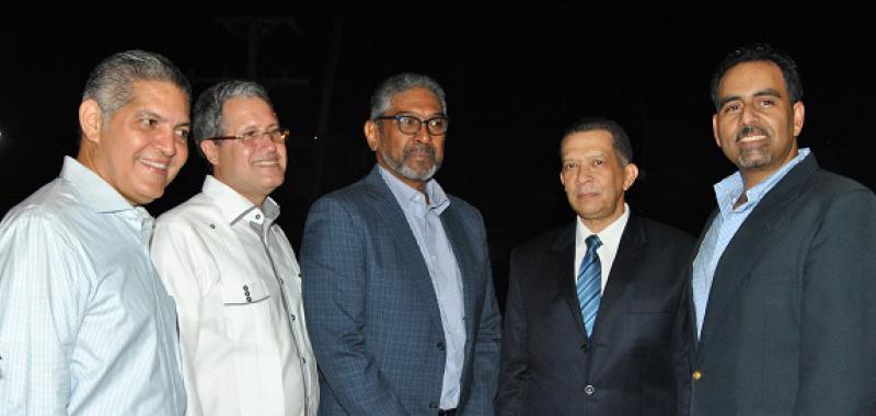 Julio Espada, Julio Nolasco, Francisco Ortega, Reyes Guzmán y Fernando Galarza