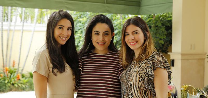 Nura Venta, Sofía Espaillat y Maria Elisa Gámez