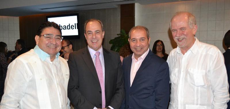 Miguel Calzada, Paco Pérez, Henry Coradin y Carlos Fernández