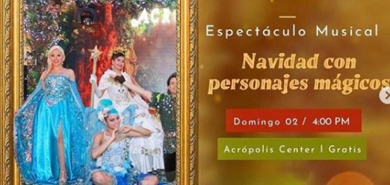 Navidad con personajes mágicos