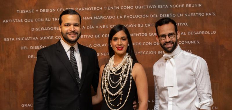 Rafael Paz, Aurora de Paz y Jorge Brown.