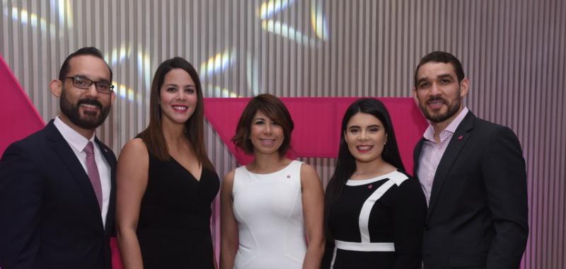 Jeffrey Medina, Raluibel Martinez, Patricia Marcano, Maria Belén del Risco y Bryant Ceballos
