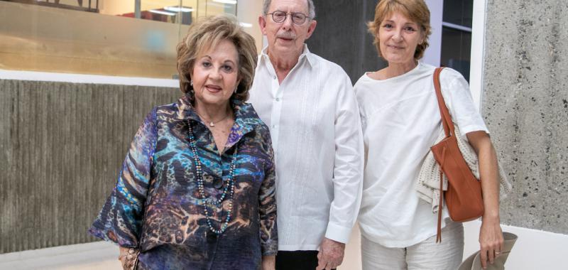 Betty Rudman, Isaac Rudman y Simona Capelli